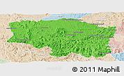 Political Panoramic Map of Betafo, lighten