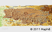 Satellite Panoramic Map of Betafo, physical outside