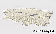 Shaded Relief Panoramic Map of Betafo, cropped outside