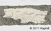 Shaded Relief Panoramic Map of Betafo, darken