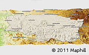 Shaded Relief Panoramic Map of Betafo, physical outside
