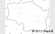 Blank Simple Map of Betafo, cropped outside, no labels