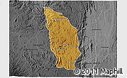 Physical 3D Map of Manjakandriana, darken, desaturated
