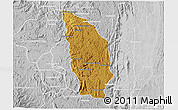 Physical 3D Map of Manjakandriana, lighten, desaturated