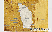 Shaded Relief 3D Map of Manjakandriana, physical outside