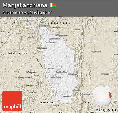 Classic Style Map of Manjakandriana