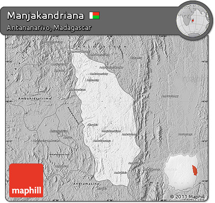 Gray Map of Manjakandriana