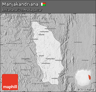 Gray Map of Manjakandriana