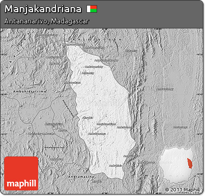 Gray Map of Manjakandriana