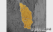 Physical Map of Manjakandriana, darken, desaturated