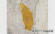 Physical Map of Manjakandriana, lighten, semi-desaturated