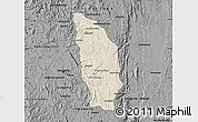 Shaded Relief Map of Manjakandriana, darken, desaturated