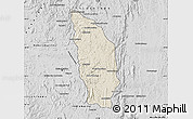 Shaded Relief Map of Manjakandriana, desaturated