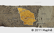 Physical Panoramic Map of Manjakandriana, darken, semi-desaturated