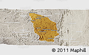 Physical Panoramic Map of Manjakandriana, lighten, semi-desaturated