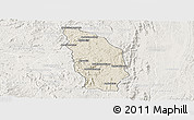 Shaded Relief Panoramic Map of Manjakandriana, lighten