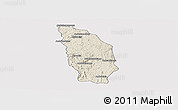 Shaded Relief Panoramic Map of Manjakandriana, single color outside