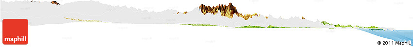 Physical Horizon Map of Sambava, single color outside