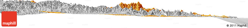 Political Horizon Map of Sambava, lighten, desaturated