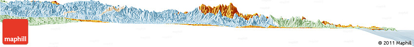 Political Horizon Map of Sambava, lighten