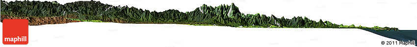 Satellite Horizon Map of Sambava, darken