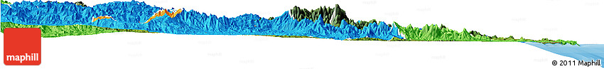 Satellite Horizon Map of Sambava, political outside