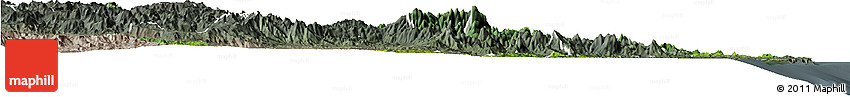 Satellite Horizon Map of Sambava, semi-desaturated