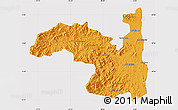 Political Map of Sambava, cropped outside