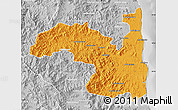 Political Map of Sambava, lighten, desaturated