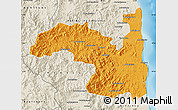 Political Map of Sambava, shaded relief outside