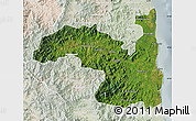 Satellite Map of Sambava, lighten