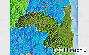 Satellite Map of Sambava, political outside