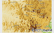 Physical 3D Map of Ambalavao