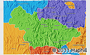 Political 3D Map of Ambalavao