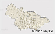 Shaded Relief 3D Map of Ambalavao, cropped outside