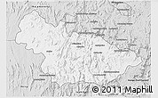 Silver Style 3D Map of Ambalavao