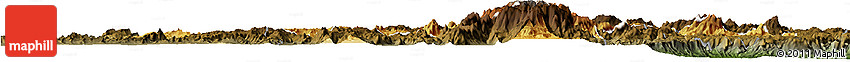 Physical Horizon Map of Ambalavao, darken