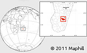 Blank Location Map of Ambalavao