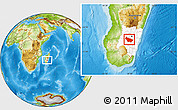 Physical Location Map of Ambalavao, highlighted parent region
