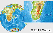 Physical Location Map of Ambalavao