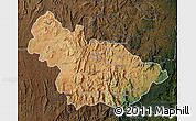 Satellite Map of Ambalavao, darken