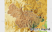 Satellite Map of Ambalavao, physical outside