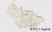 Shaded Relief Map of Ambalavao, cropped outside