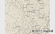 Shaded Relief Map of Ambalavao