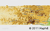 Physical Panoramic Map of Ambalavao