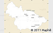 Classic Style Simple Map of Ambalavao, single color outside