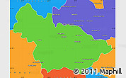 Political Simple Map of Ambalavao