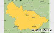 Savanna Style Simple Map of Ambalavao