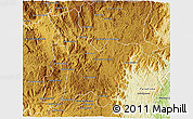 Physical 3D Map of Ambositra