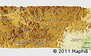 Physical Panoramic Map of Ambositra